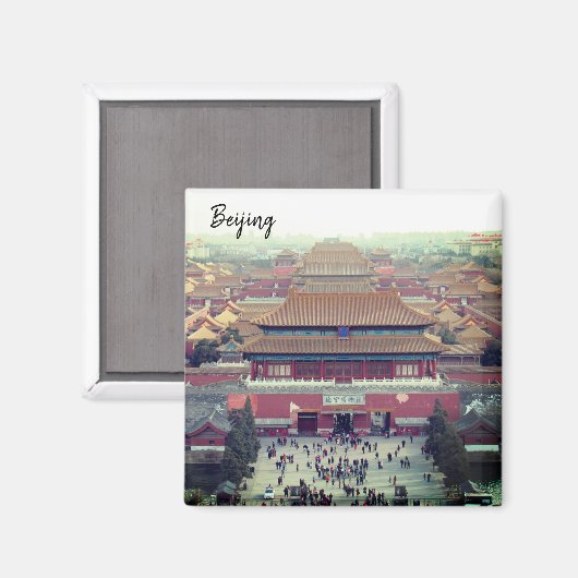 verboden stad peking magneet (Voorkant / Achterkant)