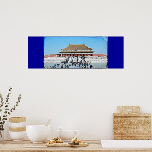 Verboden stad poster (Keuken)