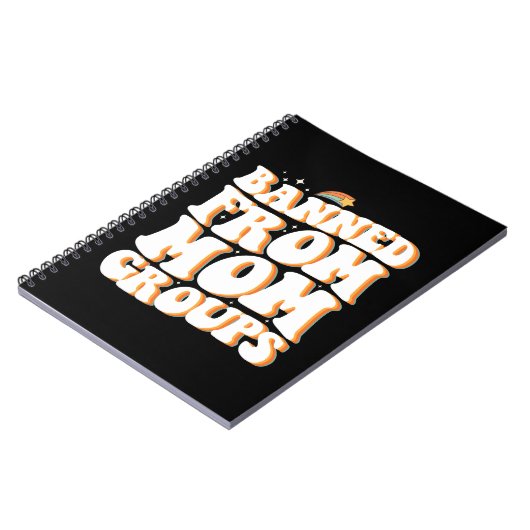 Verboden van Moeder Groepen Grappige Moederdag Gro Notitieboek (Linkerzijde)