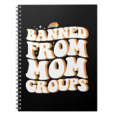 Verboden van Moeder Groepen Grappige Moederdag Gro Notitieboek (Voorkant)