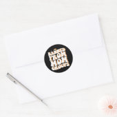Verboden van Moeder Groepen Grappige Moederdag Gro Ronde Sticker (Envelop)