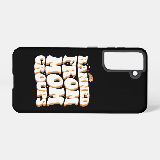 Verboden van Moeder Groepen Grappige Moederdag Gro Samsung Galaxy Hoesje (Achterkant horizontaal)