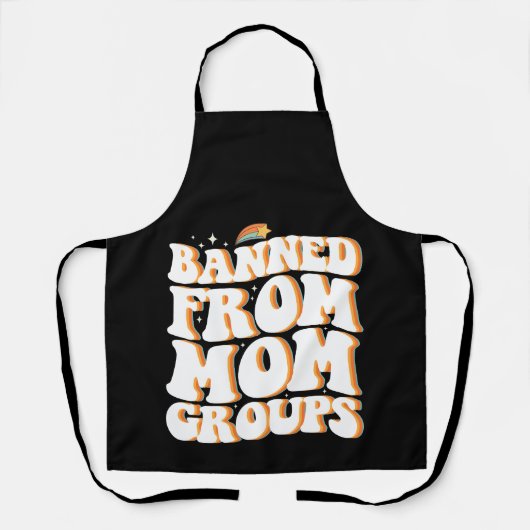 Verboden van Moeder Groepen Grappige Moederdag Gro Schort (Voorkant)