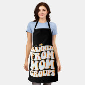Verboden van Moeder Groepen Grappige Moederdag Gro Schort (Gedragen)