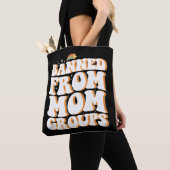 Verboden van Moeder Groepen Grappige Moederdag Gro Tote Bag (Dichtbij)