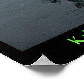 Verboden voetstappen in Kalalau Poster (Hoek)