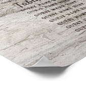 Verboden zweet-tentafelzitje poster (Hoek)