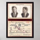 VERBODSAGENT SHUMATE 1920 POSTER (Voorkant)