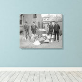 Verbodsagenten met Moonshine Still, 1922 Canvas Afdruk (Insitu (Houten vloer))