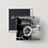  Verbodsbier, willen wij bier, geschiedenis Vierkante Button 5,1 Cm (Voorkant /achterkant)