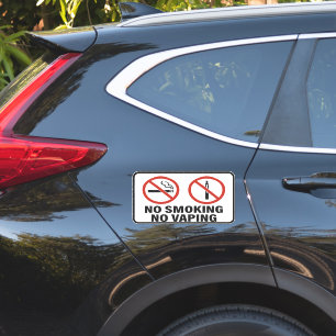 Verbodsbord Geen Roken Geen Dampen - Openbare Gezo Sticker