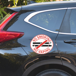 Verbodsbord Geen Roken Geen Dampen - Openbare Gezo Sticker