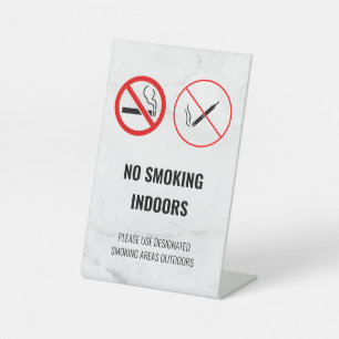 Verbodsbord Niet Roken Reclamebord Met Voetstuk