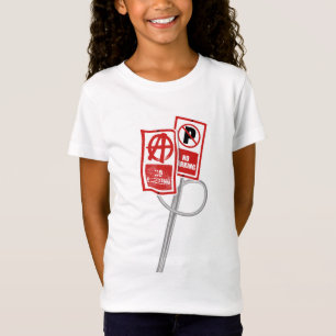 Verbodsbord voor parkeeraanarchie t-shirt