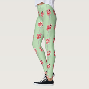 Verbodsbord voor parkeeranarchie leggings