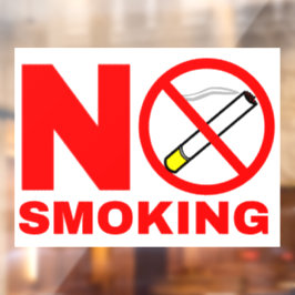 Verbodsbordje Roken Raamsticker