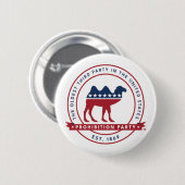 Verbodsfeest 1869 Logo Ronde Button 5,7 Cm (Voorkant /achterkant)