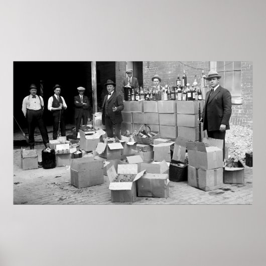 VERBODSINSTANTIE - FEDERALE AGENT RAID 1922 POSTER (Voorkant)