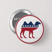 Verbodspartij Logo Ronde Button 5,7 Cm (Voorkant /achterkant)