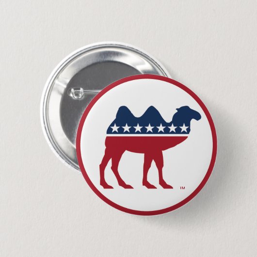 Verbodspartij Logo Ronde Button 5,7 Cm (Voorkant /achterkant)