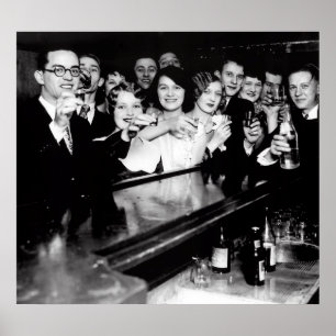 VERBODSSPREKEASY TOAST c. 1929 Poster