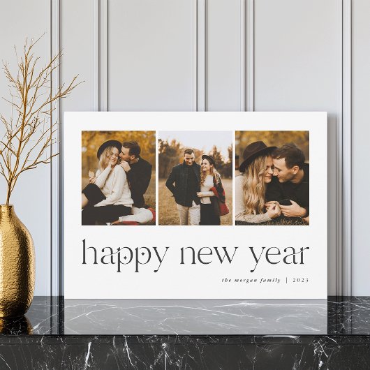 Verbonden | 3 Foto Nieuwjaar Feestdagenkaart