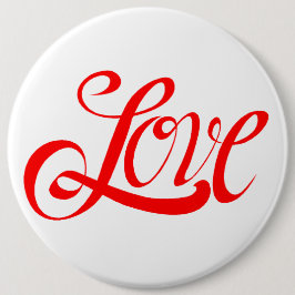 verbonden aan liefde ronde button 6,0 cm