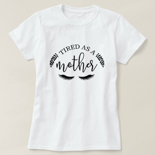 Verbonden als moeder t-shirt (Design voorkant)