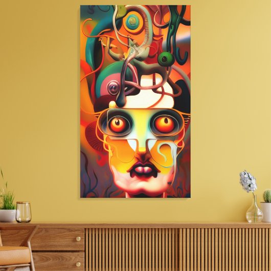 Verbonden Canvas Afdruk (Insitu (Woonkamer))