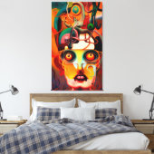 Verbonden Canvas Afdruk (Insitu (Slaapkamer))