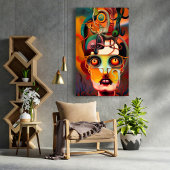 Verbonden Canvas Afdruk