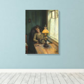 Verbonden | Christelijk Krohg | Canvas Afdruk (Insitu (Houten vloer))