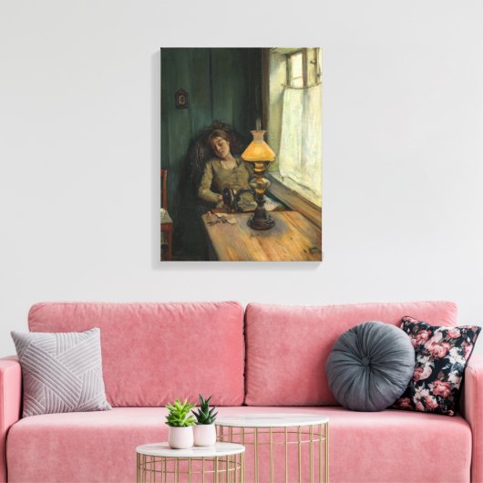 Verbonden | Christelijk Krohg | Canvas Afdruk (Insitu (Woonkamer))