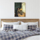 Verbonden | Christelijk Krohg | Canvas Afdruk (Insitu (Slaapkamer))