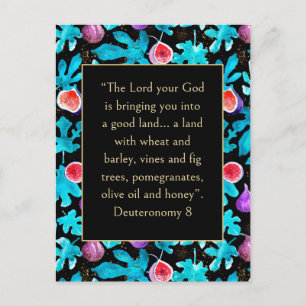 Verbonden deelstaat Deuteronomie 8 Bijbelverse Briefkaart