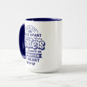 Verbonden door Heart Sister Mok (Voorkant links)