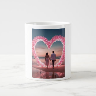 Verbonden door liefde, gevoed door koffie." grote koffiekop