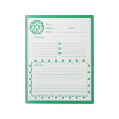 Verbonden door Notitieblok met liefdesrecept - Gro (Linkerzijde)