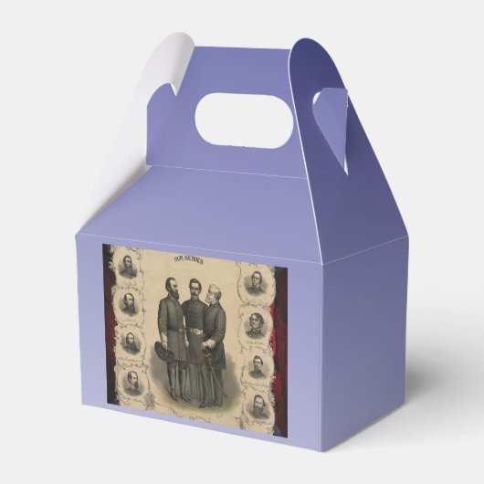 Verbonden generaals Burgeroorlog 🎖️⚔️ Helden Bedankdoosjes (Voorkant Zijde)