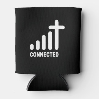 Verbonden - grappige Christelijke Jezus Christus P Blikjeskoeler