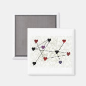 Verbonden hart magneet (Voorkant / Achterkant)