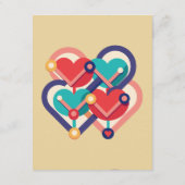 Verbonden harten informatiekaartje (Achterkant)