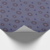 Verbonden inpakpapier op onafhankelijkheidsdag (Hoek)