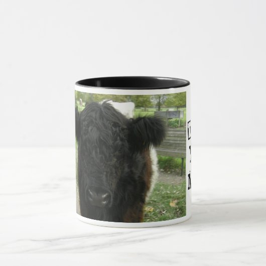 Verbonden koe in Cambridge Mok (Midden)