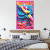 Verbonden met de droom - Ken Gage Art Canvas Afdruk (Insitu (Slaapkamer))