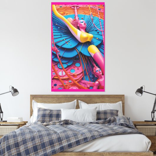 Verbonden met de droom - Ken Gage Art Canvas Afdruk (Insitu (Slaapkamer))