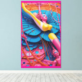 Verbonden met de droom - Ken Gage Art Canvas Afdruk (Insitu (Houten vloer))