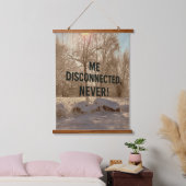 Verbonden met de natuur hangend wandkleed (Slaapkamer)