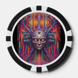 Verbonden met de Nieuwe Realiteit Poker Chips