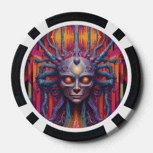 Verbonden met de Nieuwe Realiteit Poker Chips